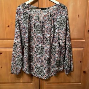 Flower Patterned Women’s Blouse